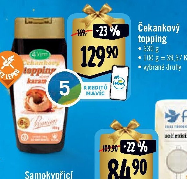 Čekankový topping