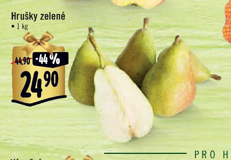 Hrušky zelené