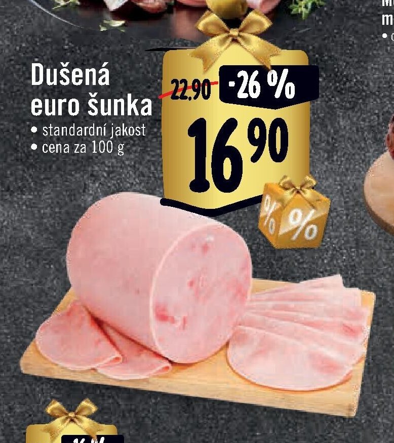 Dušená euro šunka