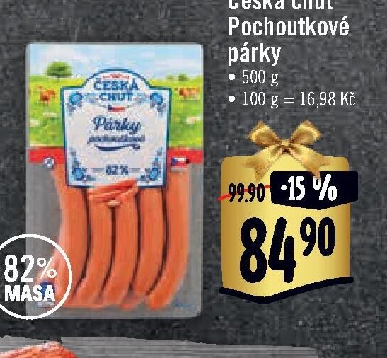 Česká chuť Pochoutkové párky