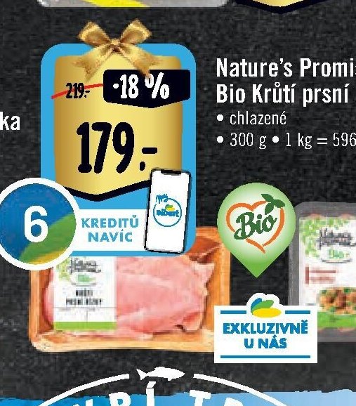 Nature's Promise Bio Krůtí prsní řízky