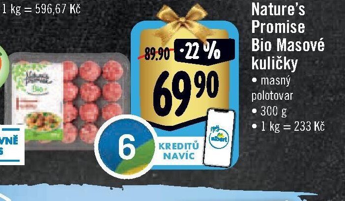 Nature's Promise Bio Masové kuličky