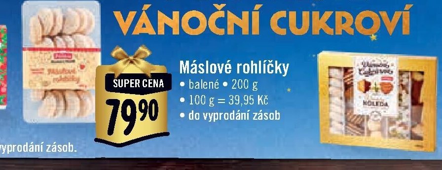 Máslové rohlíčky