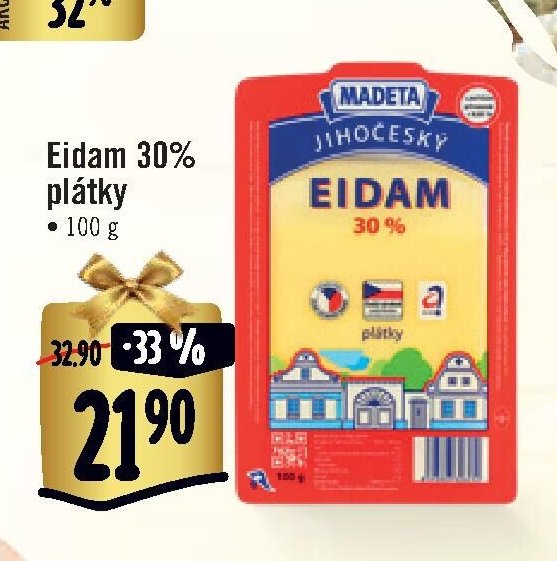 Eidam 30% plátky