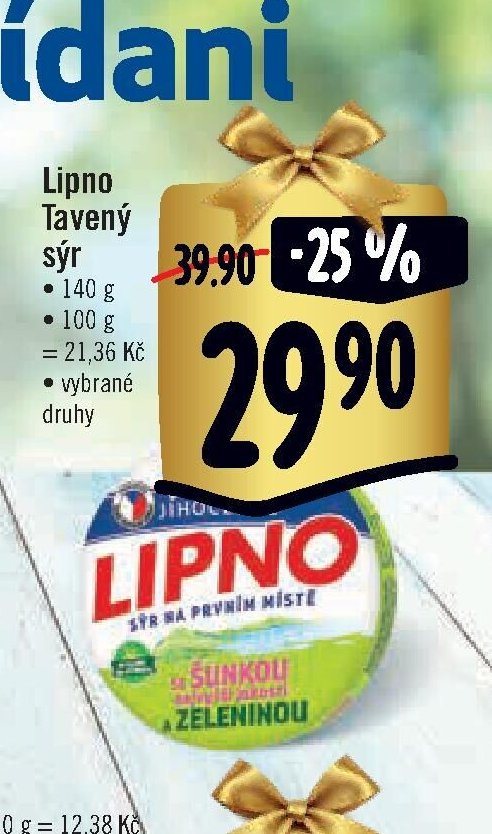Lipno Tavený sýr
