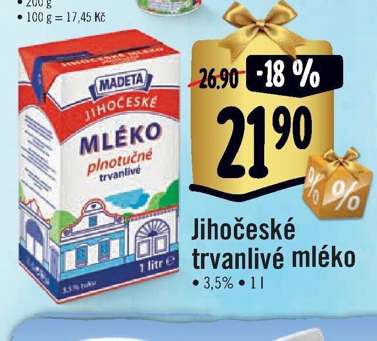 Jihočeské trvanlivé mléko