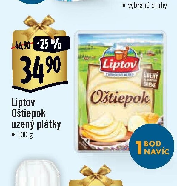 Liptov Oštiepok uzený plátky
