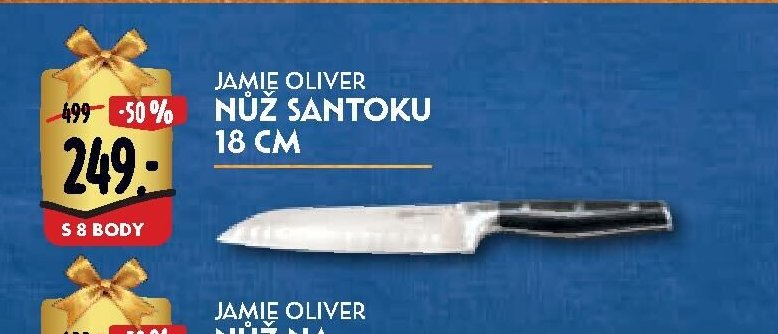 JAMIE OLIVER NŮŽ SANTOKU 18 CM