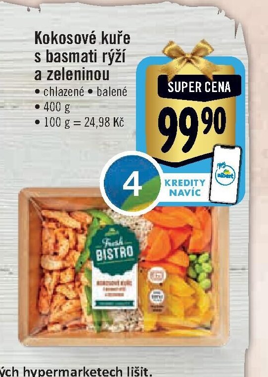 Kokosové kuře s basmati rýží a zeleninou
