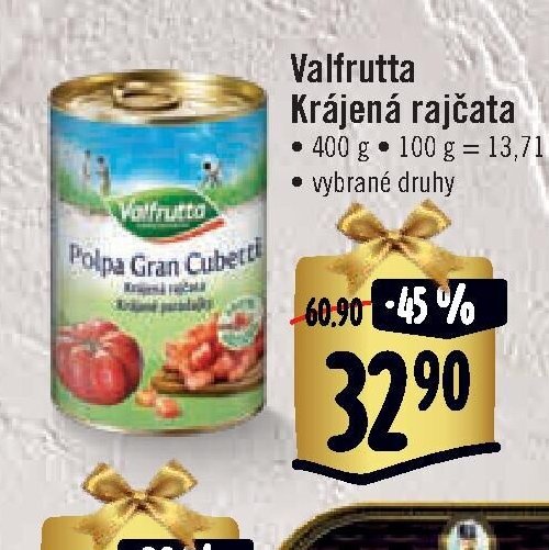 Valfrutta Krájená rajčata