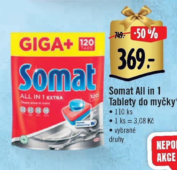 Somat All in 1 Tablety do myčky