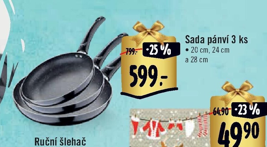 Sada pánví 3 ks
