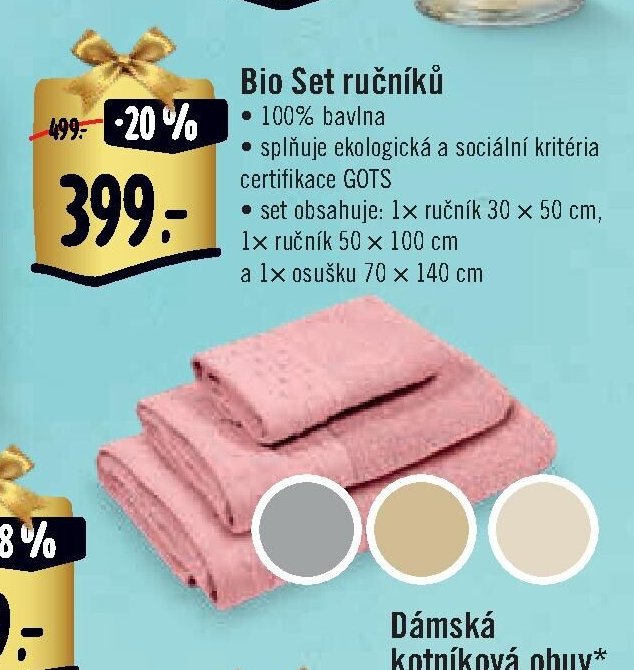 Bio Set ručníků