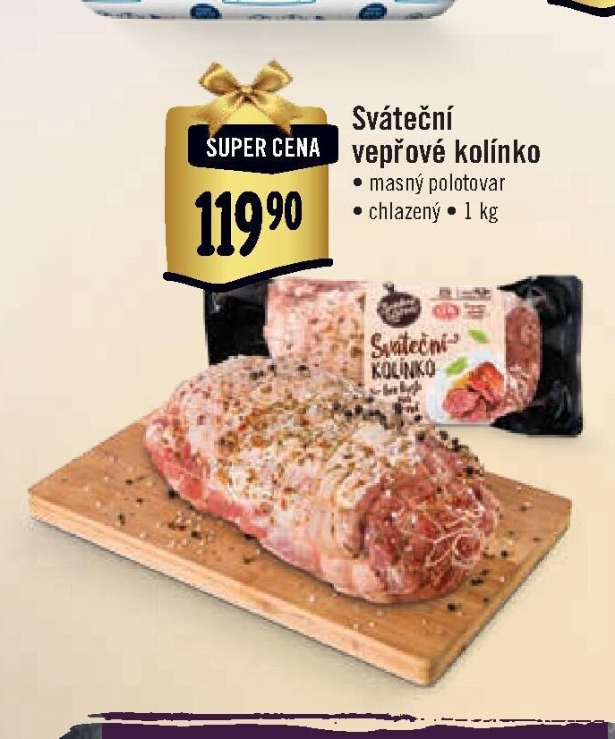 Sváteční vepřové kolínko