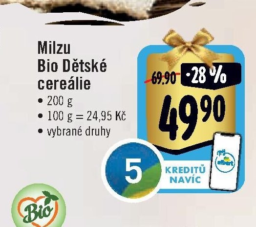 Milzu Bio Dětské cereálie