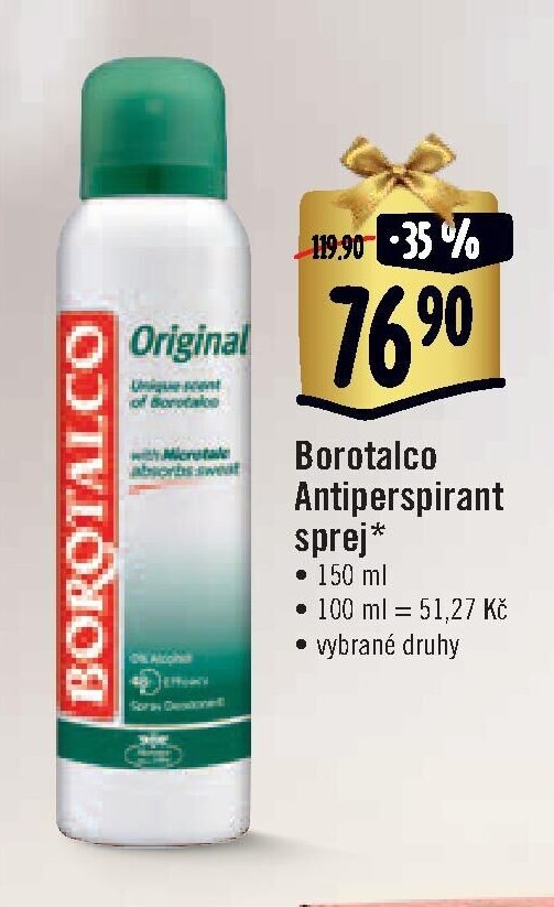 Borotalco Antiperspirant sprej