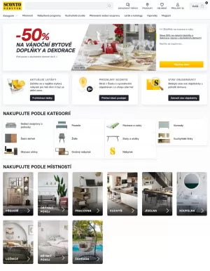 akční leták Sconto nábytek 6.12.2022-12.12.2022