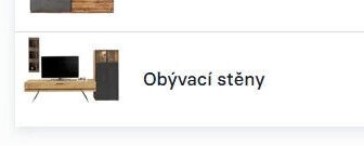 Obývací stěny