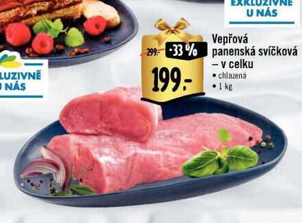 Vepřová panenská svíčková