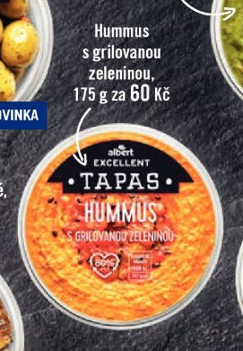 Hummus s grilovanou zeleninou, 175 g