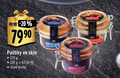 Paštiky ve skle