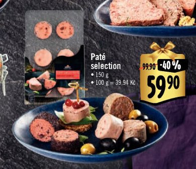 Paté selection
