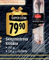 Sklepmistrova klobása