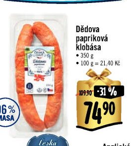 Dědova papriková klobása
