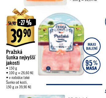 Pražská šunka nejvyšší jakosti
