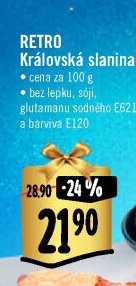 RETRO Královská slanina