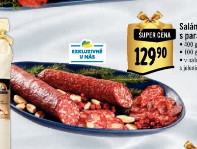 Salám s para ořechy