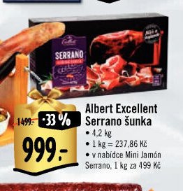 Albert Excellent Serrano šunka