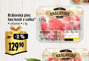 Královská plec bez kosti