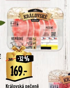 Královská pečeně bez kosti – plátky