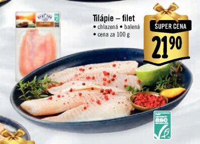 Tilápie – filet