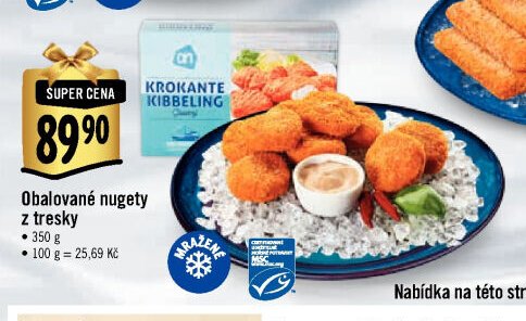 Obalované nugety z tresky