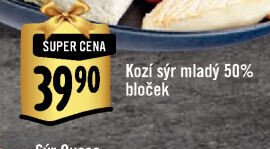 Kozí sýr mladý 50% bloček