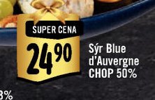 Sýr Blue d'Auvergne CHOP 50%