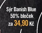Sýr Danish Blue 50% bloček