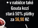 Gouda kozí stará 50% plátky