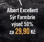Albert Excellent Sýr Farmbrie výseč 50%