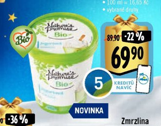 Nature's Promise Bio Jogurtová zmrzlina