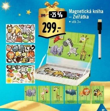 Magnetická kniha – Zvířátka
