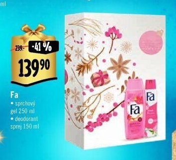 Fa sprchový gel 250 ml, deodorant sprej 150 ml