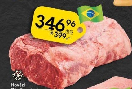 Steak hovězí Rib Eye mražený