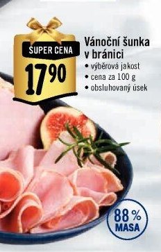 Vánoční šunka v bránici