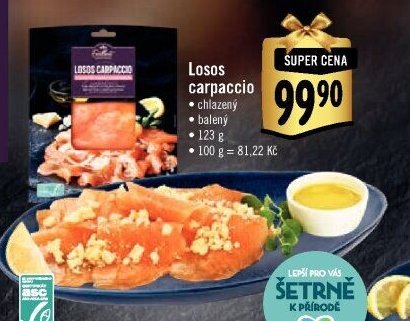 Losos carpaccio