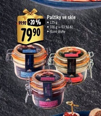 Paštiky ve skle