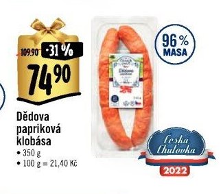 Dědova papriková klobása