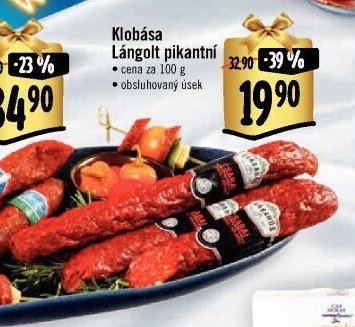 Klobása Lángolt pikantní